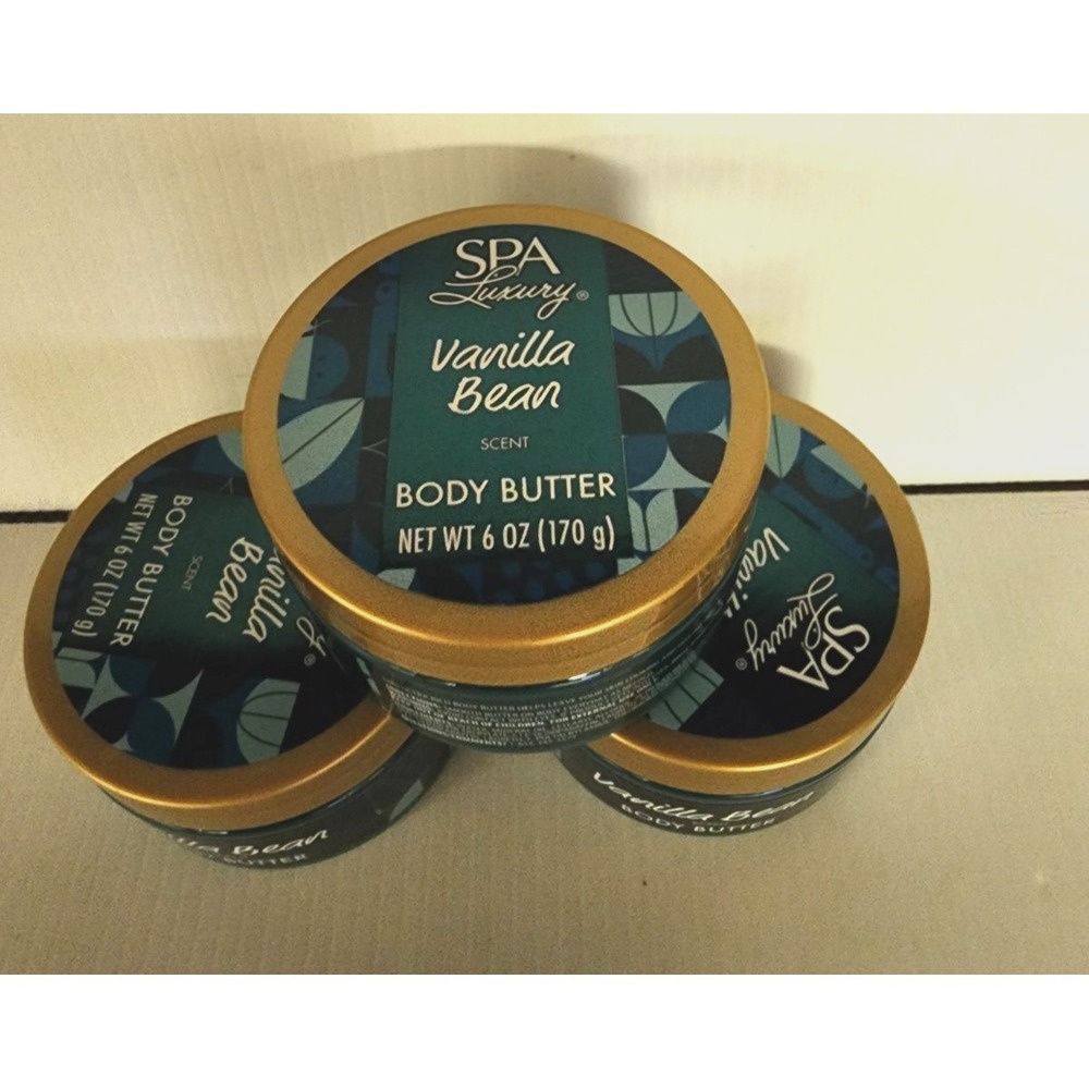 Spa Luxury  Vanilla Bean Body Butter 6 oz  (3)